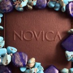 NOVICA Lapis Lazuli and Dyed Blue Calcite Beaded Necklace Blue Muse