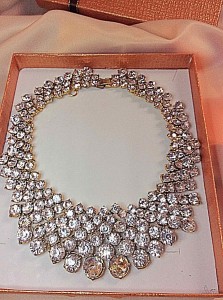 IDGIRL Jewelry Crystal Vintage Collar Choker