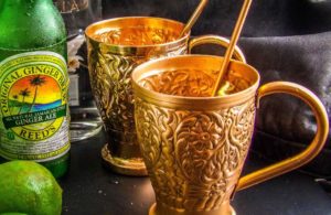 Kamojo Moscow Mule Copper Mugs Gift Set