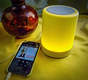 ZHOPPY 2-in-1 Night Light and Bluetooth Speaker