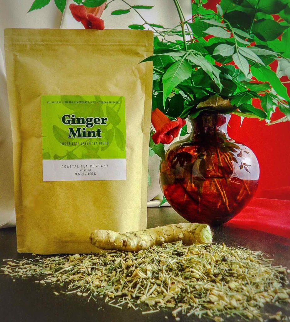 Coastal Tea Company Ginger Mint Green Tea