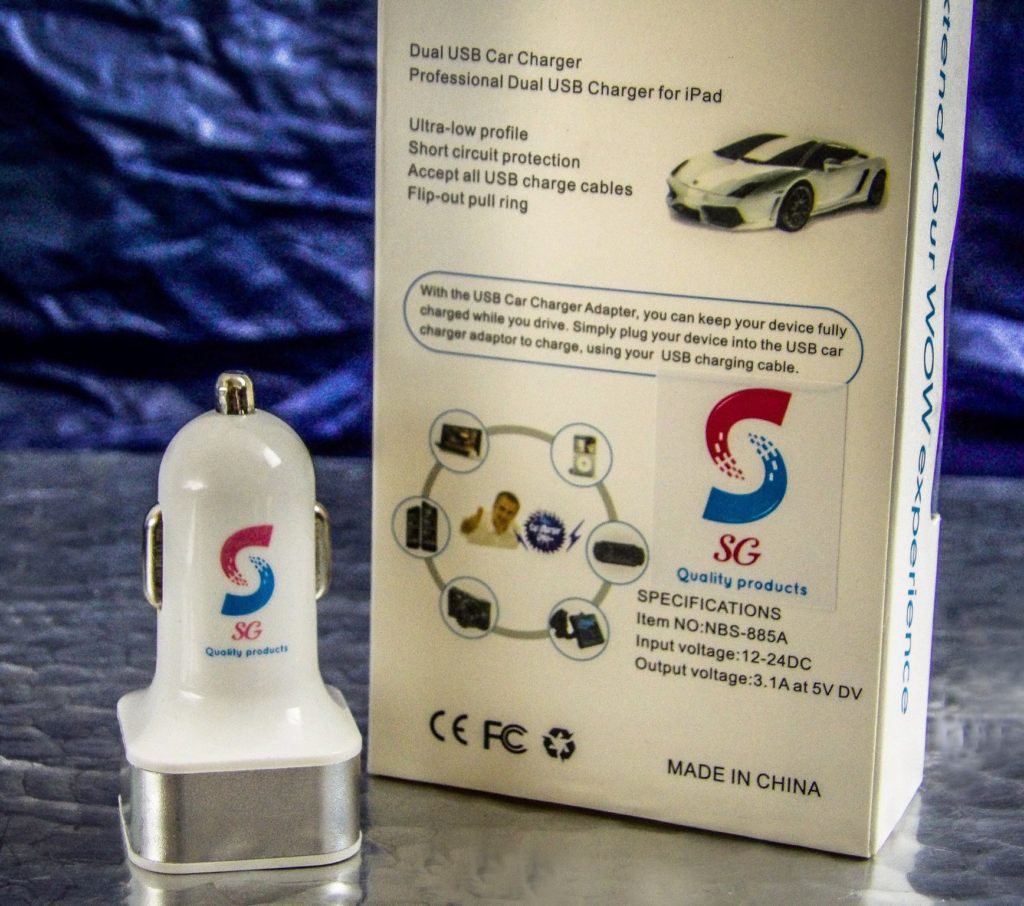 SG Quality Dual Port USB Fast Car Charger
