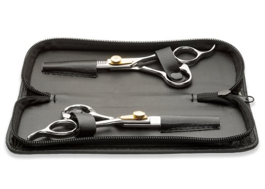 SHEARGURU Professional Barber Scissors & Shears Hair Cutting Set