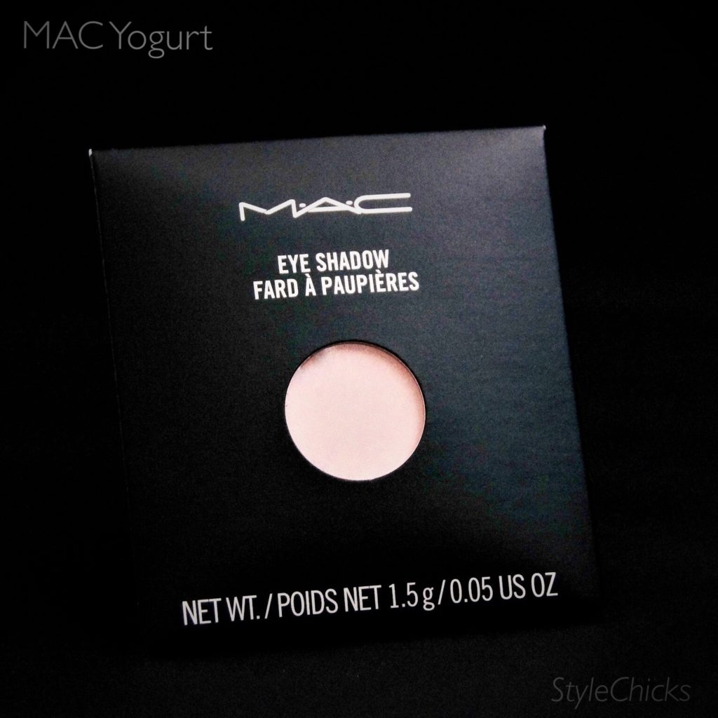 USE MAC COSMETICS EYESHADOW IN YOGURT TO BRIGHTEN TIRED EYES