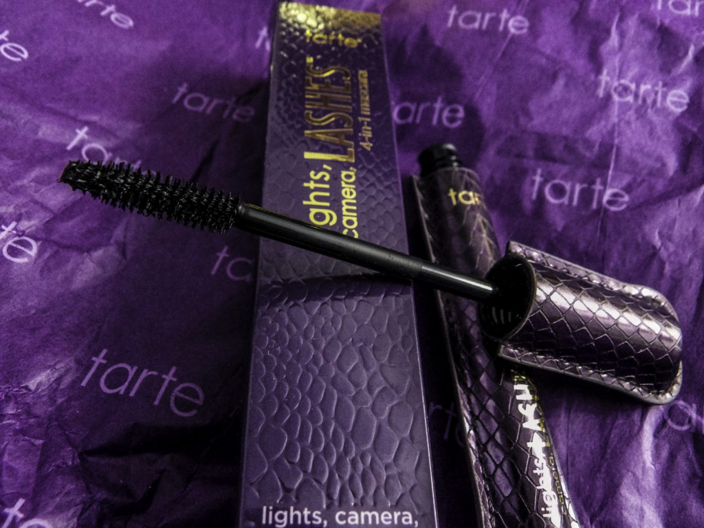 Tarte Lights Camera LASHES is rich black mascara with full wand