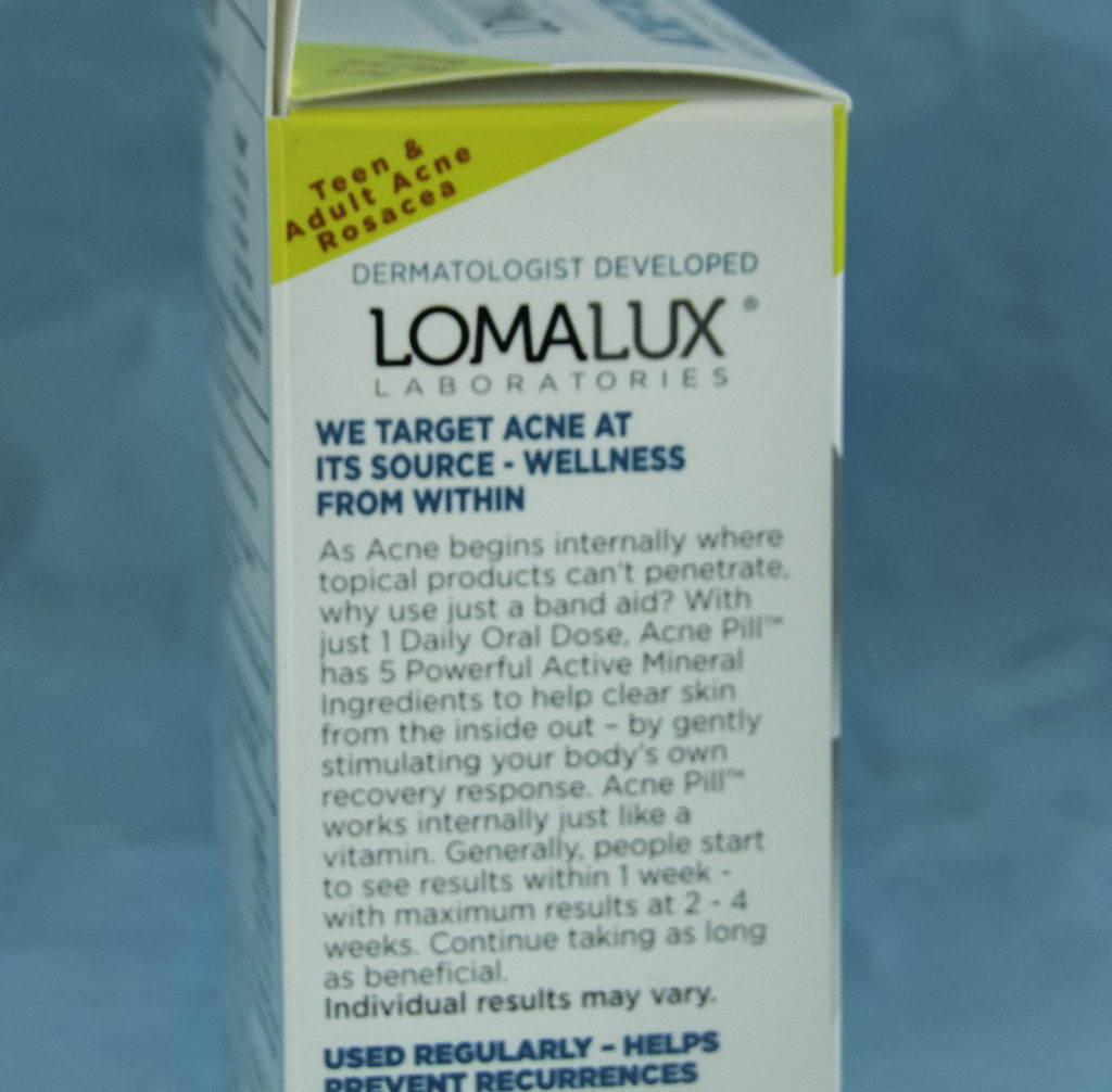 About LomaLux Acne Pills