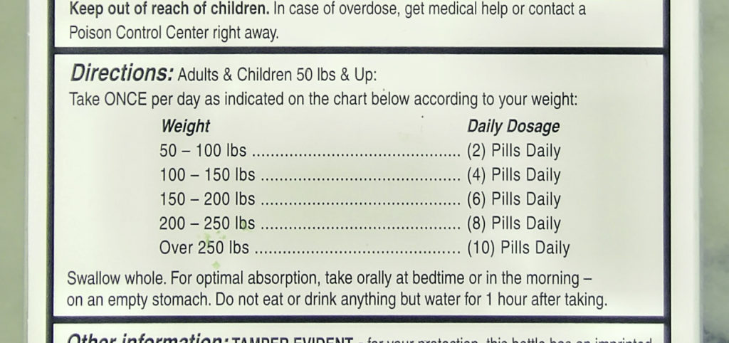 LomaLux has a customized dose determined by body weight