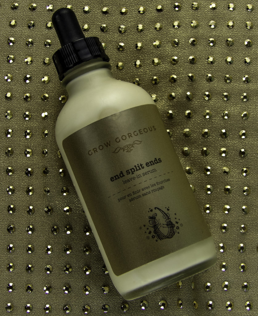 Grow Gorgeous Split End Serum is full of rich conditioning nutrients for hair