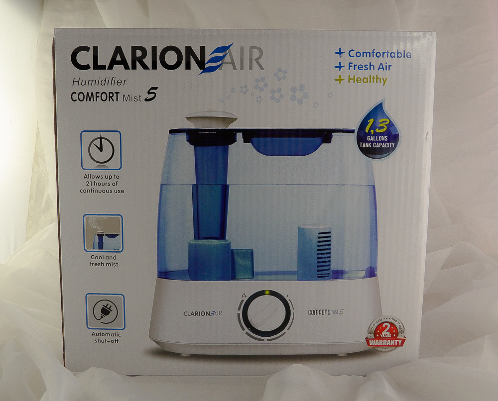 Clarion Air Ultrasonic Cool Mist Humidifier 
