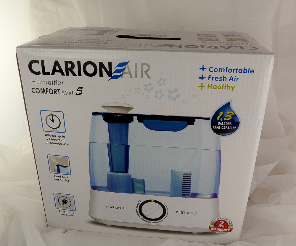 Clarion Air Ultrasonic Cool Mist Humidifier 