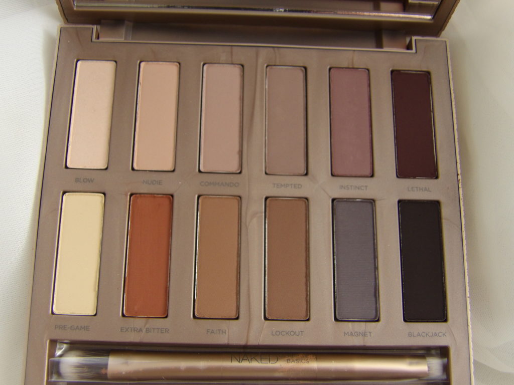 The colors in the UD Naked Ultimate Basics Palette