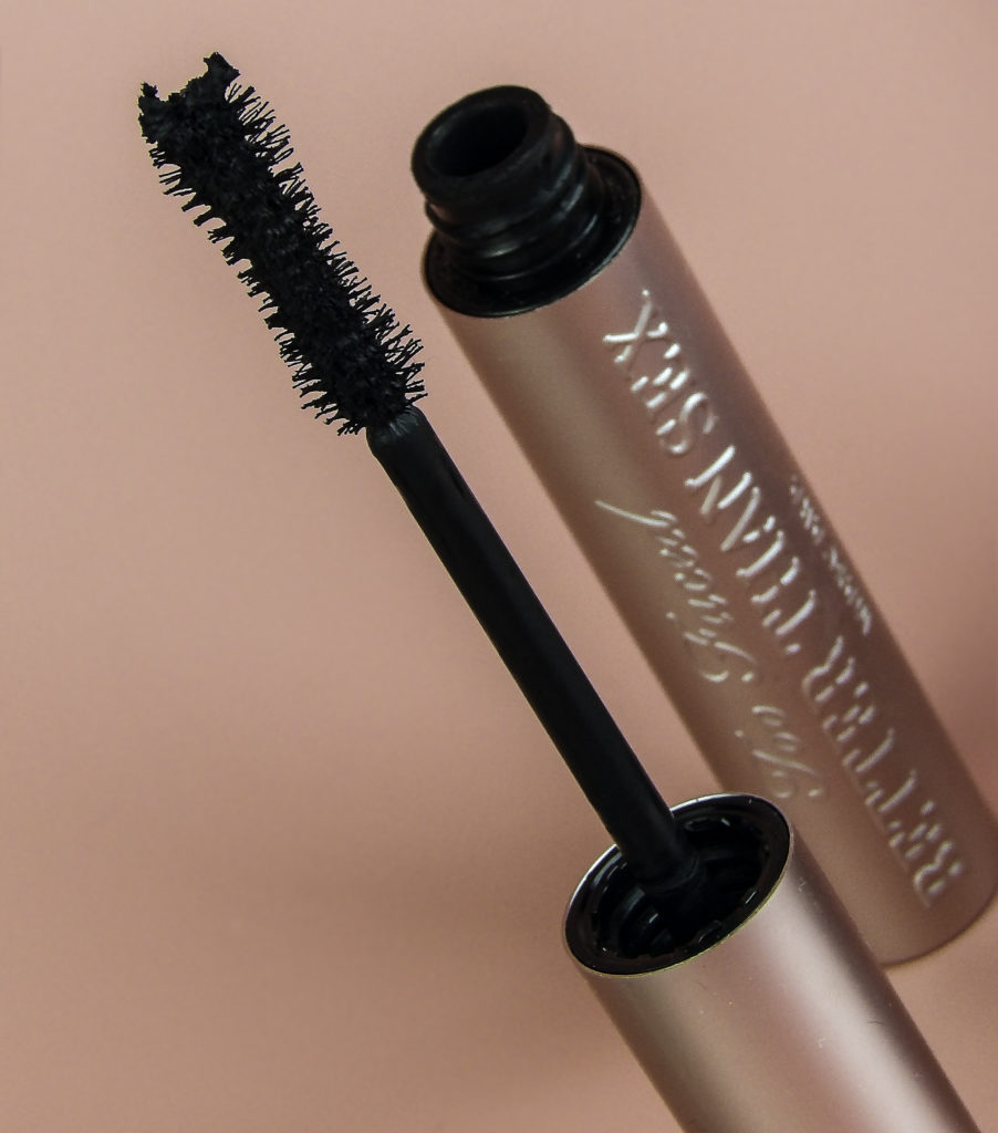 Too Faced Better Than Sex Mascara brush has an hourglass shape