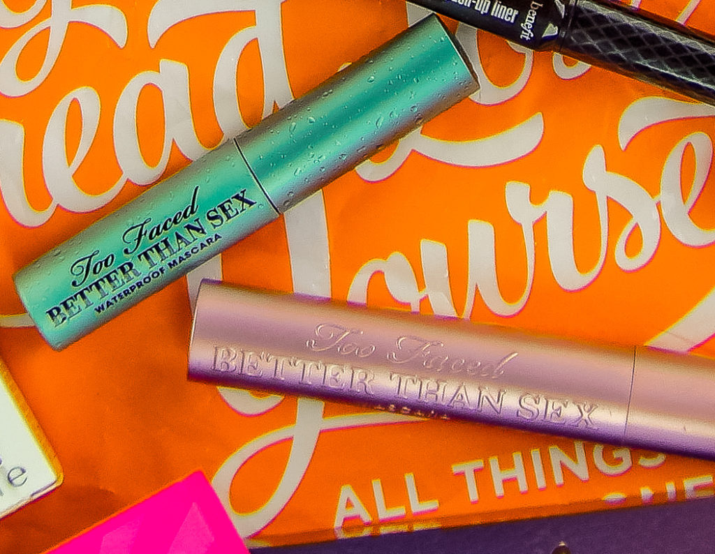 Too Faced Better Than Sex Mascara comes in regular formula and waterproof