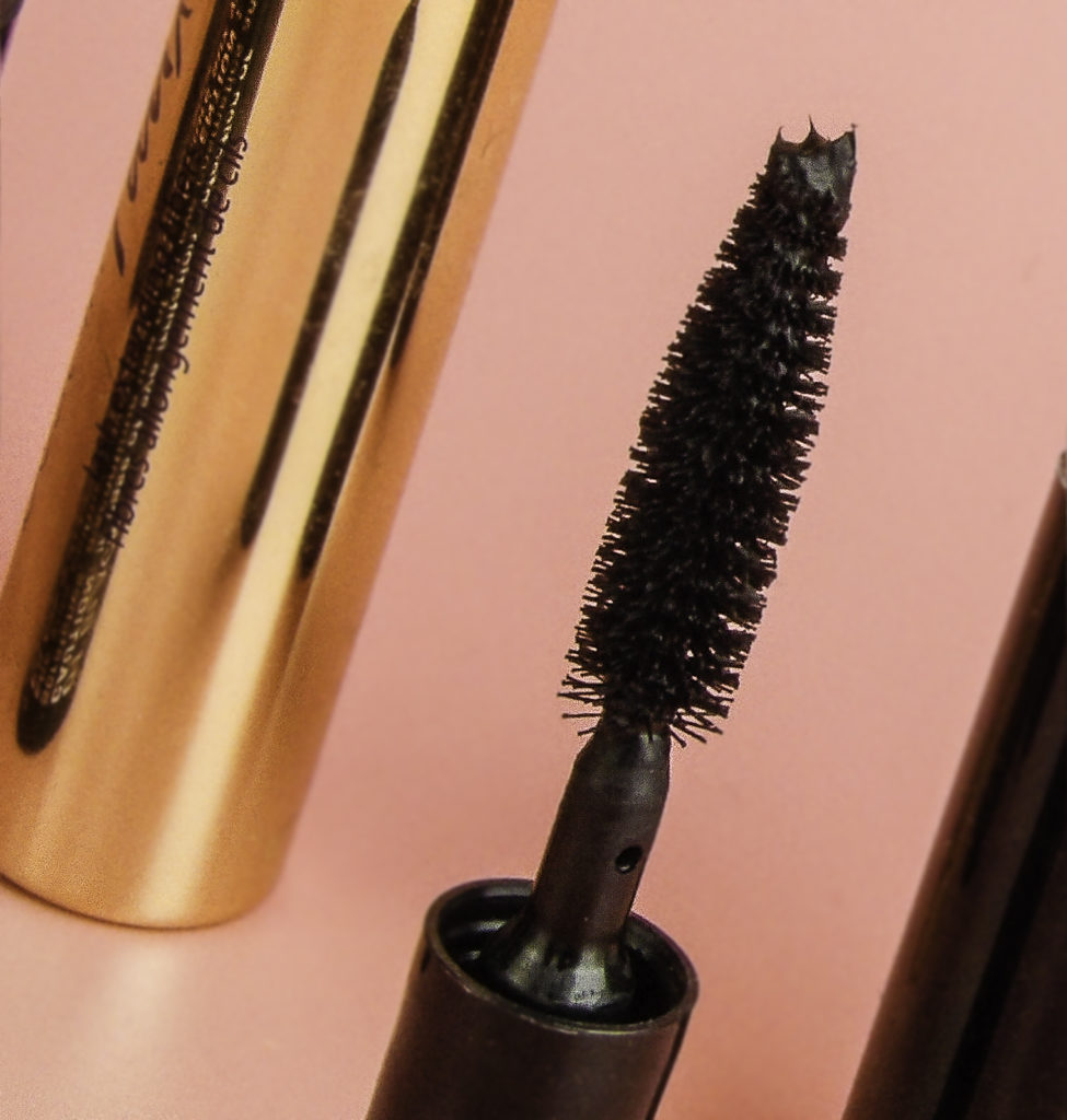 Christmas tree shaped brushes frequently get globs of mascara on the tip, rendering them ineffective