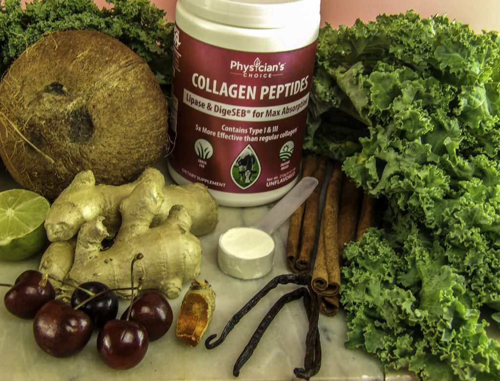 A smoothie recipe using Physician's Choice Collagen Peptide Powder