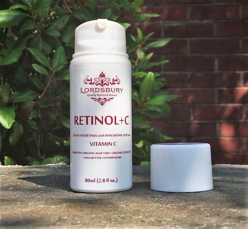 Lordsbury Retinol+C Cream Moisturizer contains a prescription strength 2.5% pure Retinol without a prescription or doctor's visit