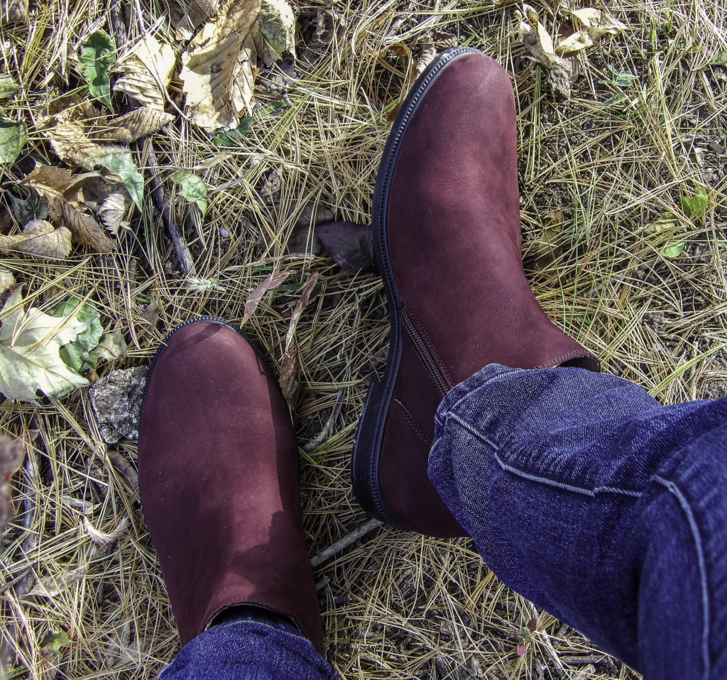 Hotter York Boot works well with jeans