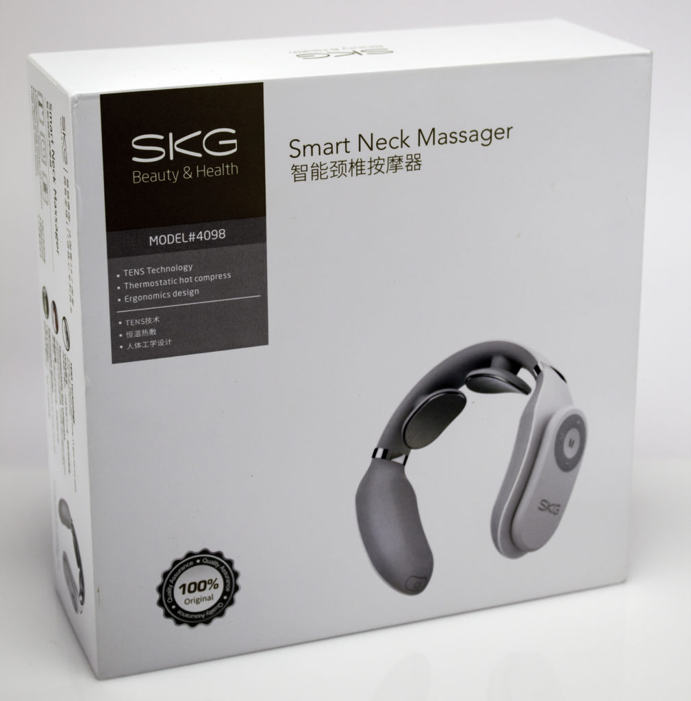 The SKG Neck Massager comes in an attractive box suitable for gift giving