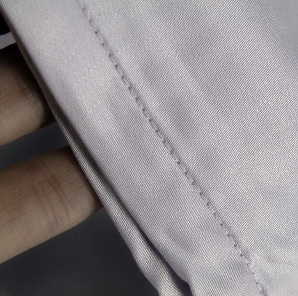 sateen weave that makes for a softer, smoother feel