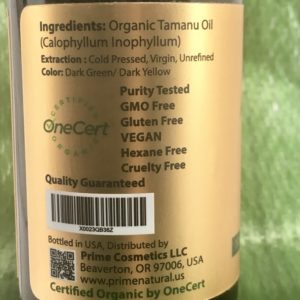 Certified Organic, GMO free