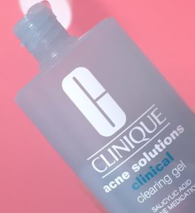 Clinique Acne Solutions Clinical Clearing Gel has Salicylic Acid