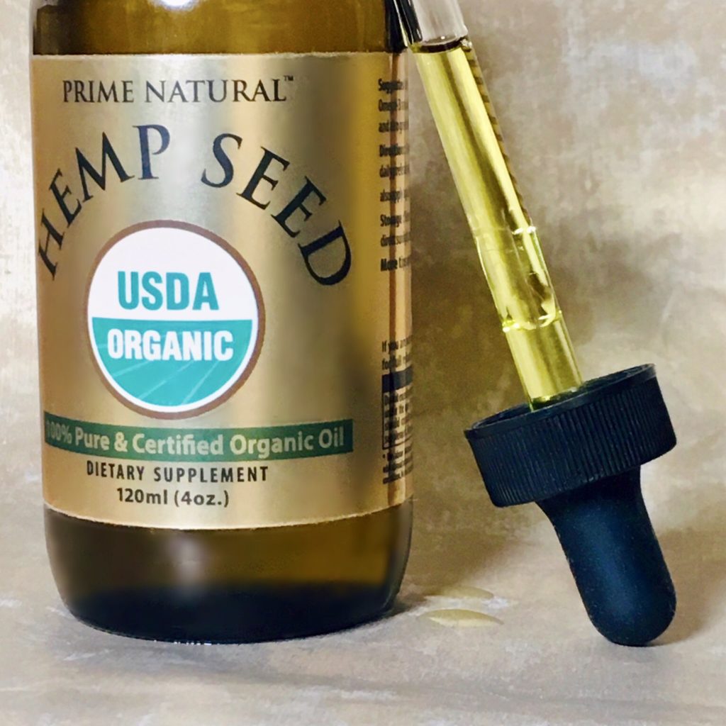 Hemp Seed Oil pale golden oil