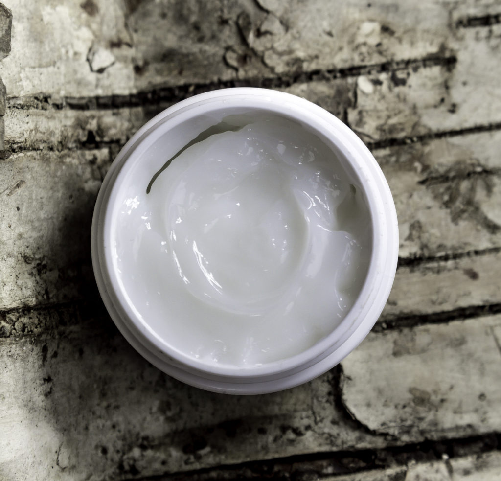 A small bit makes a big difference. This cream contains White Birch Extract and other skin-loving ingredients