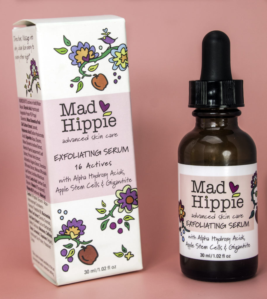 Mad Hippie Exfoliating Serum contains 16 actives for better skin