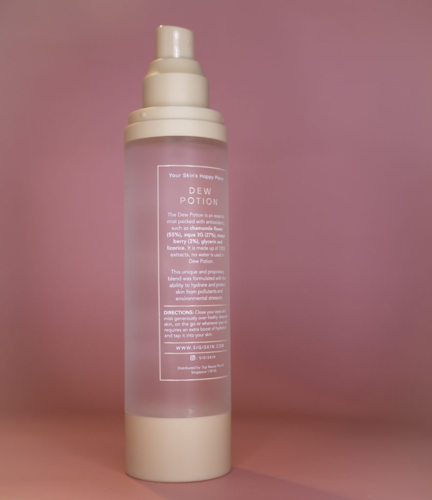 SigiSkin Dew Potion is packed with hydrating ingredients