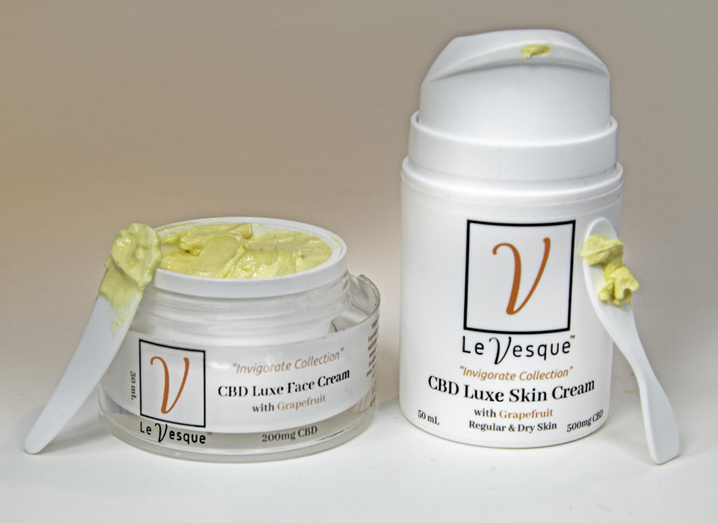 Le Vesque CBD Luxe Face Cream and Le Vesque CBD Luxe Skin Cream