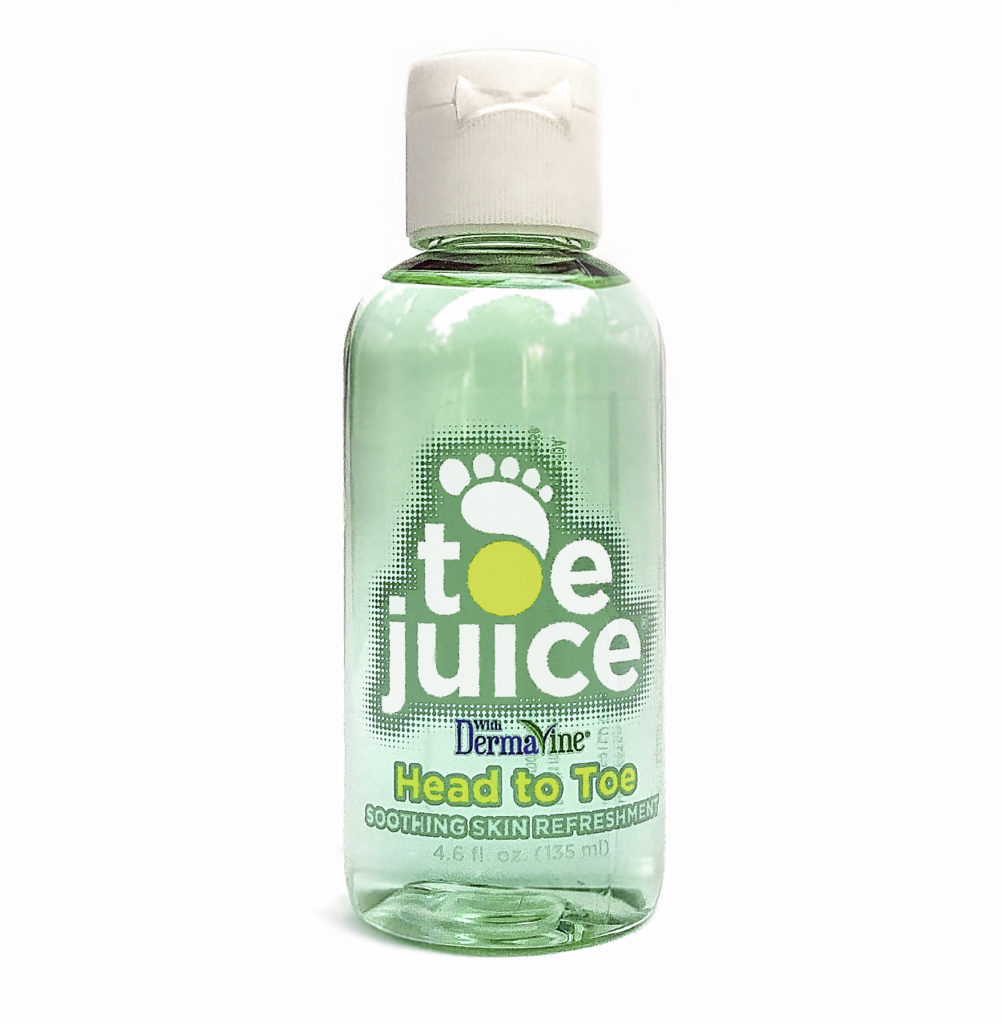 Toe Juice is a natural formulation to heal skin head to toe