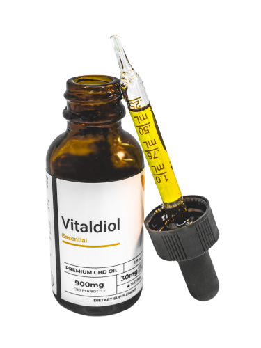 Vitaldiol Essential Tincture CBD Oil Drops With Olive Oil