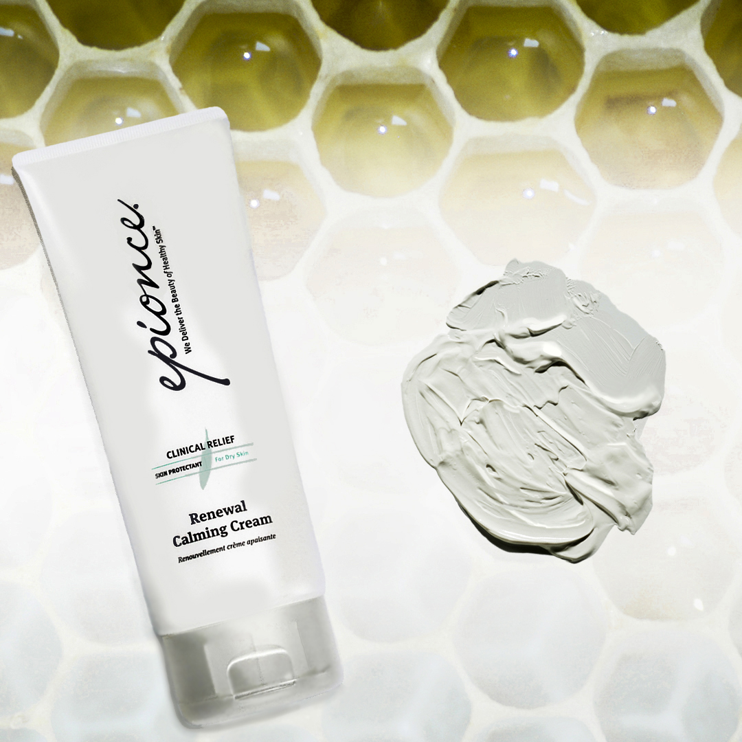 Epionce uses beeswax in their skincare to protect the skin barrier