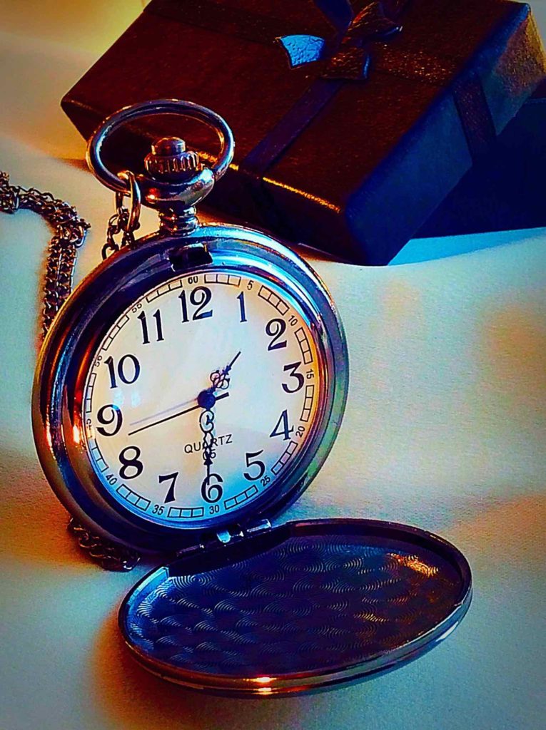 Marte Pocket Watch with Necklace Chain