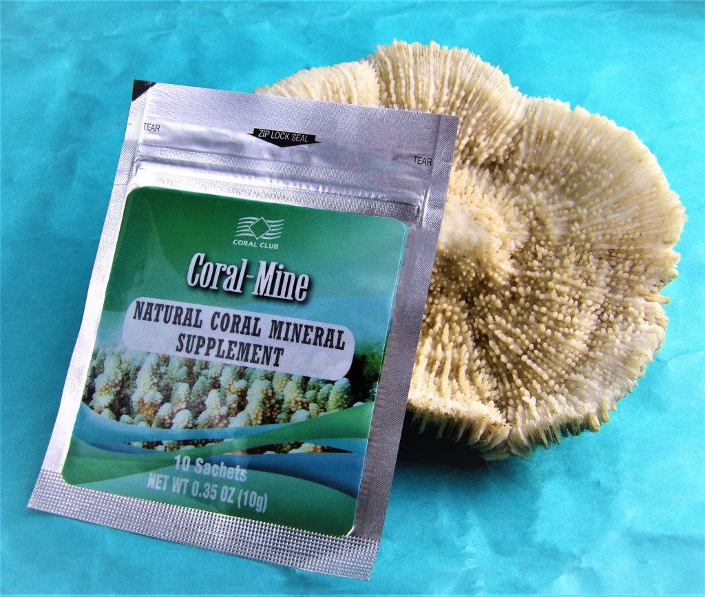 Coral-Mine sachets are nutrient-rich deep sea coral