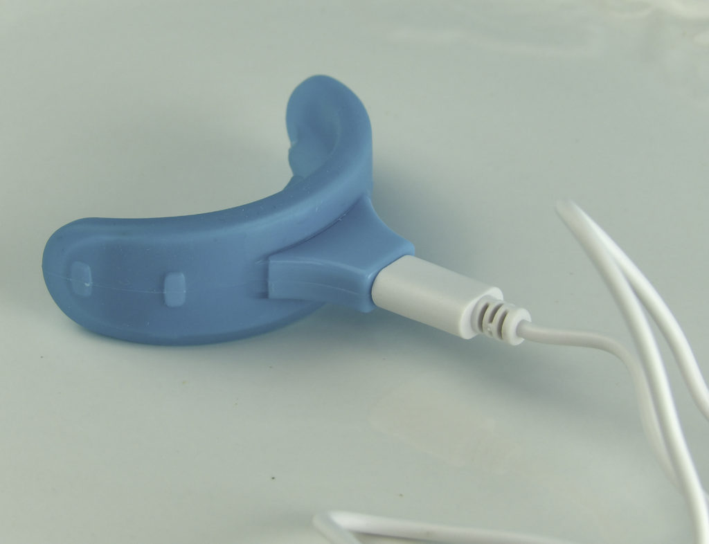 Attach USB cord to mouthpiece