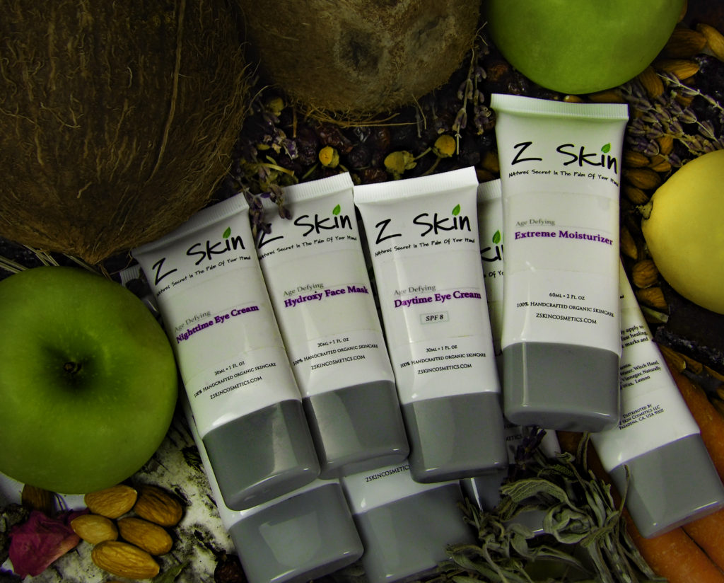 Z Skin is all natural, organic ingredients, including ancient beauty remedies and state of the art new organic discoveries