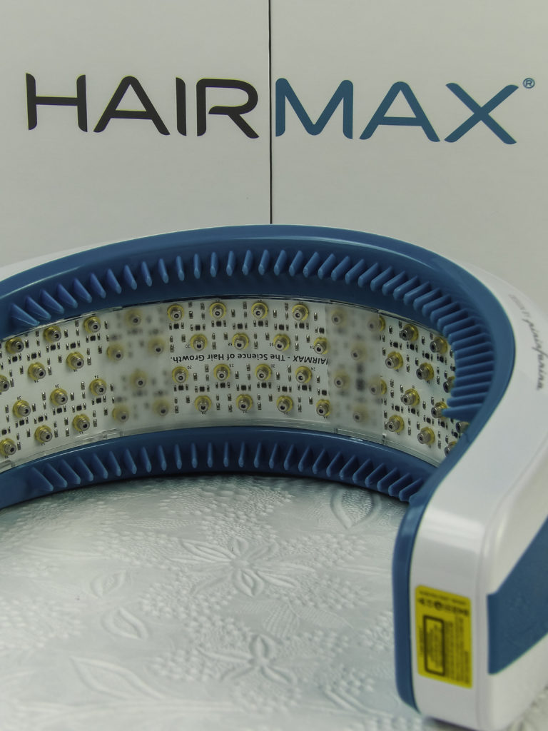 Hairmax curved design is comfortable, lightweight and ensures even coverage