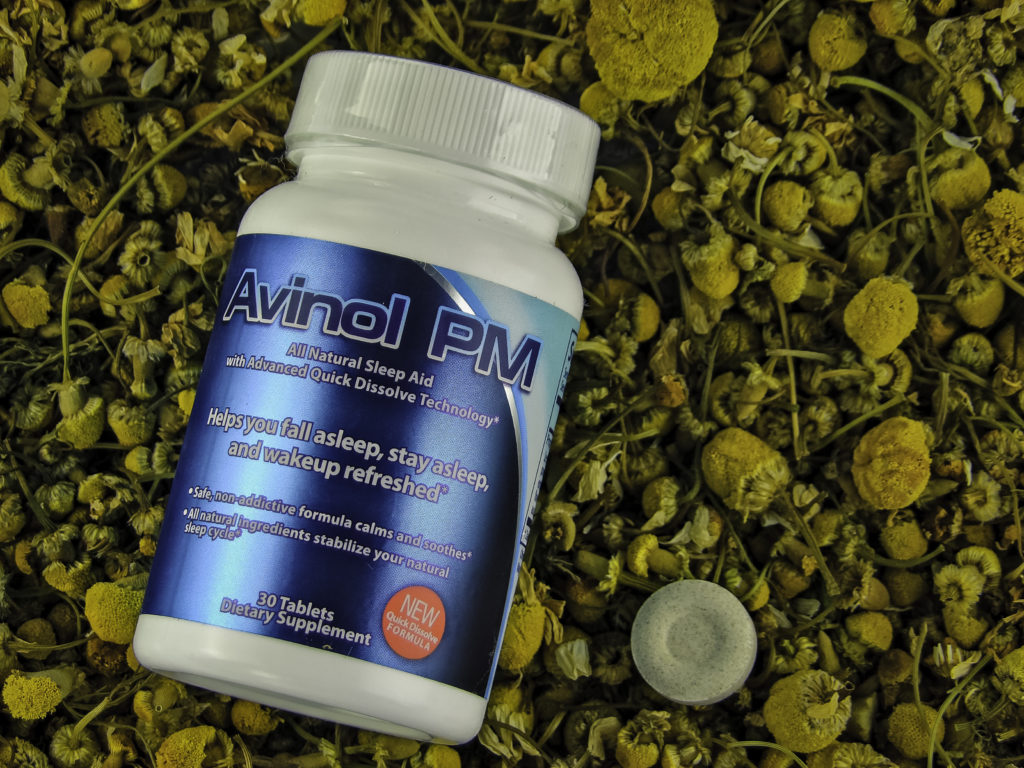 Avinol PM is made of all-natural ingredients, like Chamomile