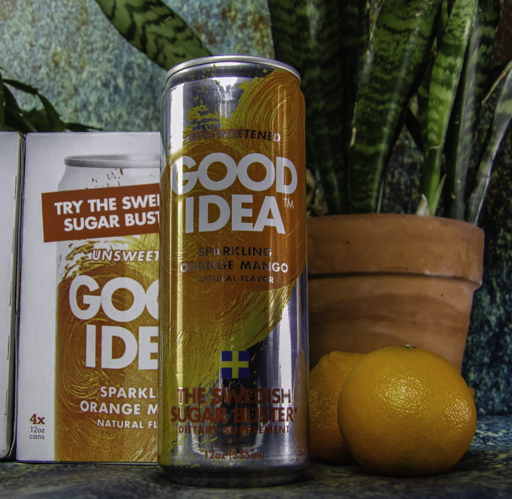 Good Idea is a Sugar Buster Dietary Supplement that tastes like flavored sparkling water
