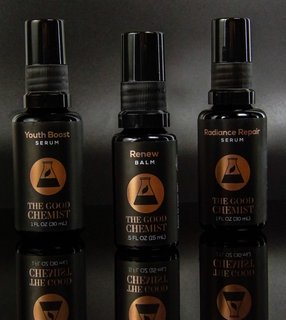 The Good Chemist Trio addresses signs of aging for face and eyes. We love the Youth Boost