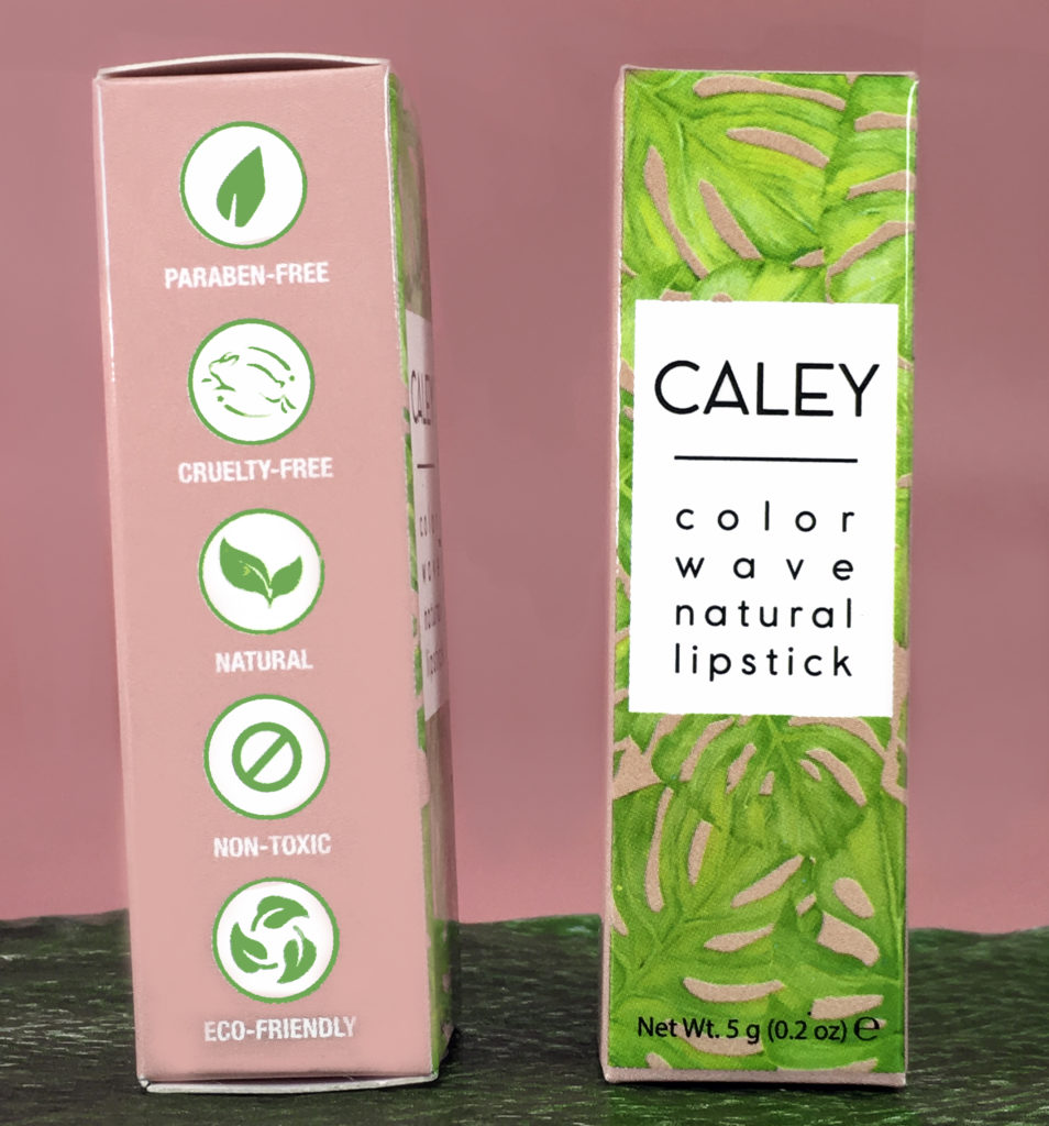 Caley Color Wave Natural Lipstick is paraben-free, cruelty-free, natural, non-toxic, and eco-friendly