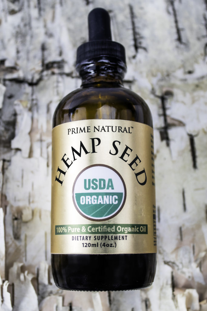 Prime Natural Organic Hemp Seed Oil is USDA Certified 
