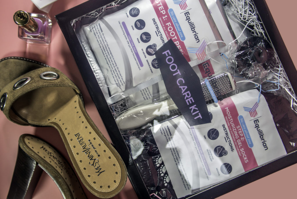 Do your favorite shoes reveal cracked heels or dry foot skin? Fix it withÂ Equilibrian Foot Care Kit