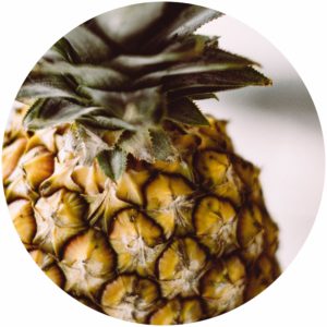 Pineapple extract is a natural exfoliator