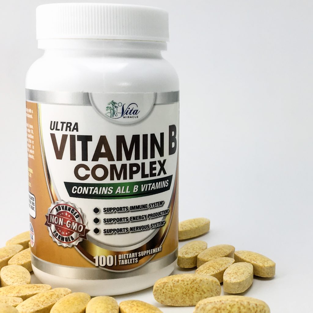 Vita Miracle Ultra Vitamin B Complex is a non-GMO, all-natural, vegan formulation