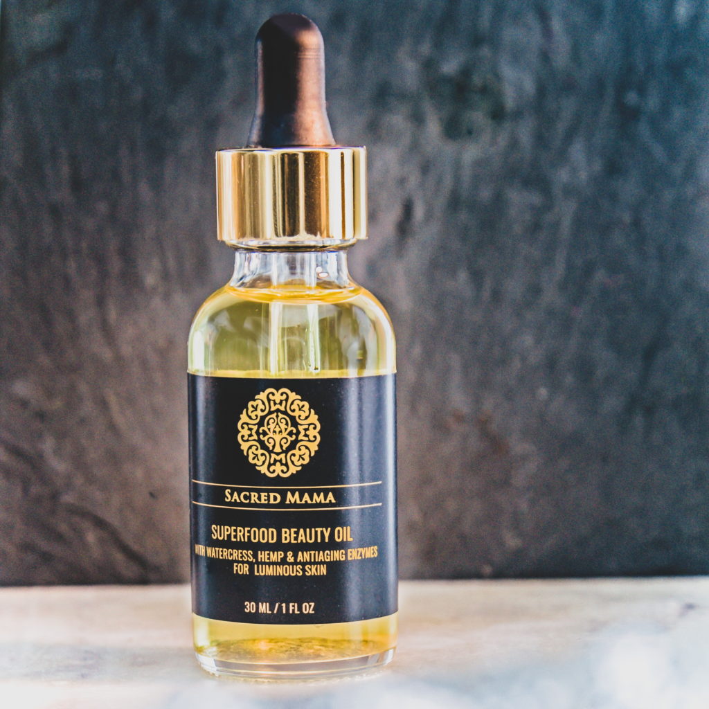 Learn about Sacred Mama Organics SuperFood Beauty Oil at StyleChicks