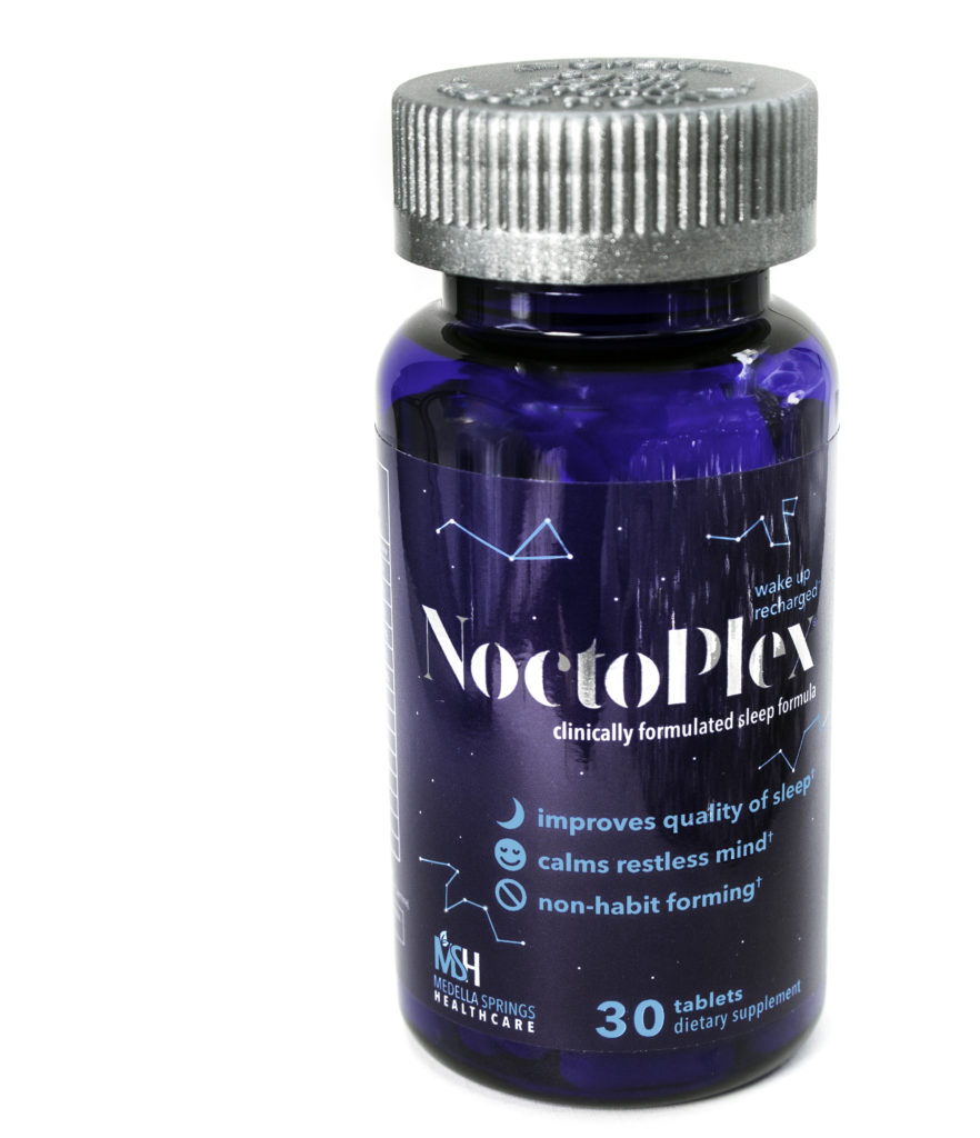 NoctoPlex is a drug-free, non-habit forming sleep remedy