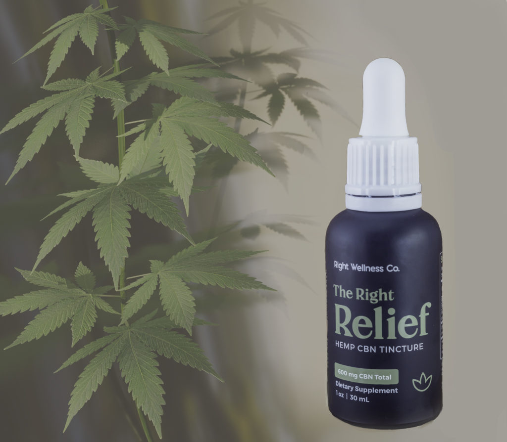 Right Relief Hemp CBN Tincture by Right Wellness Co offers the benefits of CBN in a third-party lab-tested, easy-to-absorb, effective formulation 